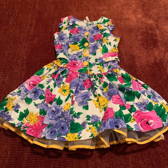 Young Sport Other - Colorful Floral Party Dress